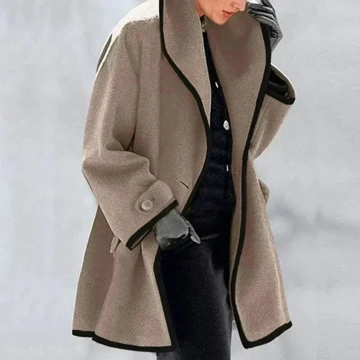 Valeria™ | Stylish Double-Breasted Wool Coat