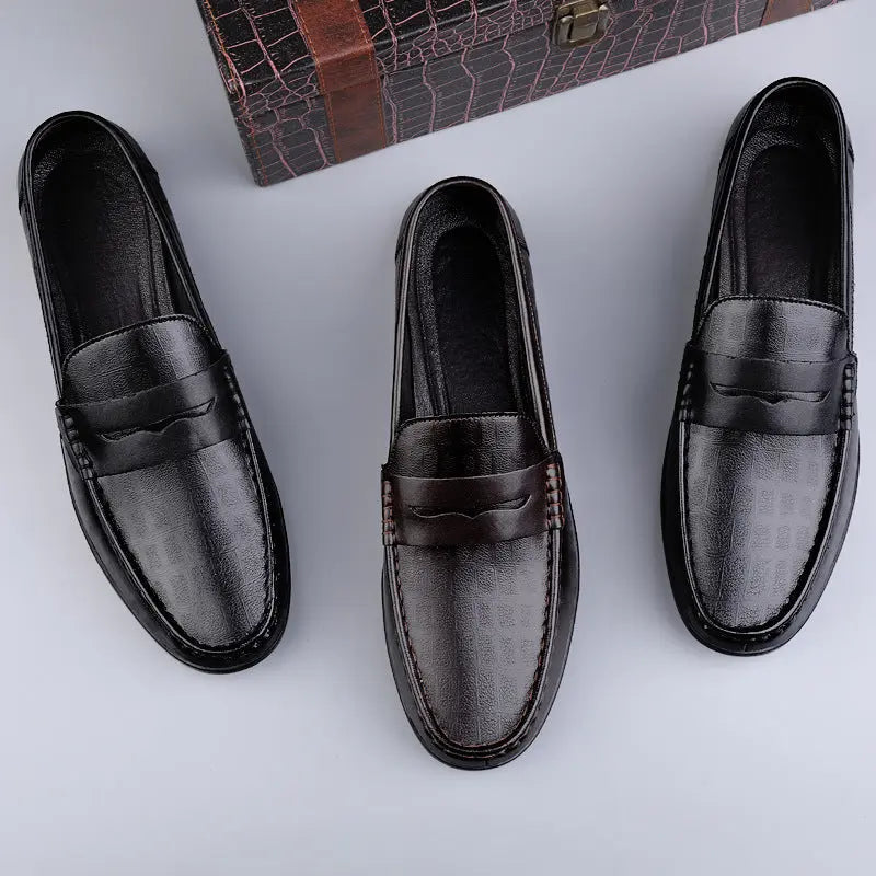 James Men's Genuine Leather Shoes with High-Quality Finish Flashwoop
