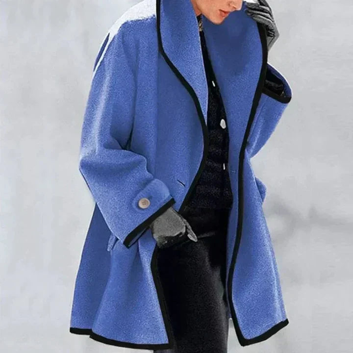 Valeria™ | Stylish Double-Breasted Wool Coat
