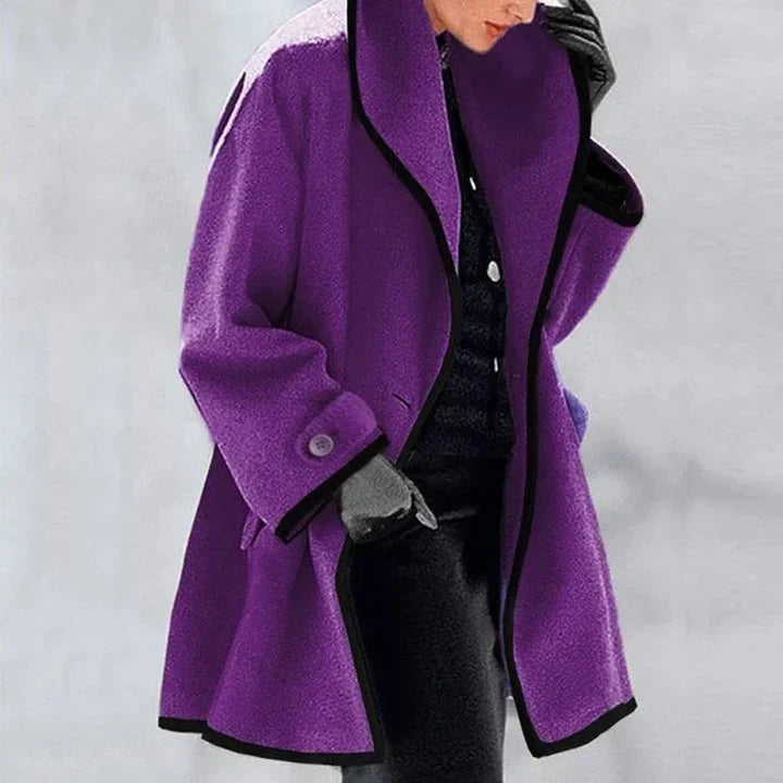 Valeria™ | Stylish Double-Breasted Wool Coat