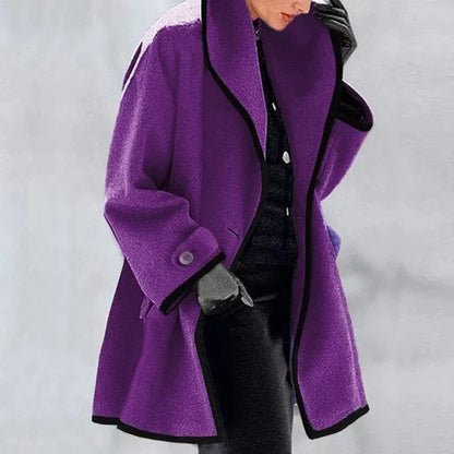 Valeria™ | Stylish Double-Breasted Wool Coat