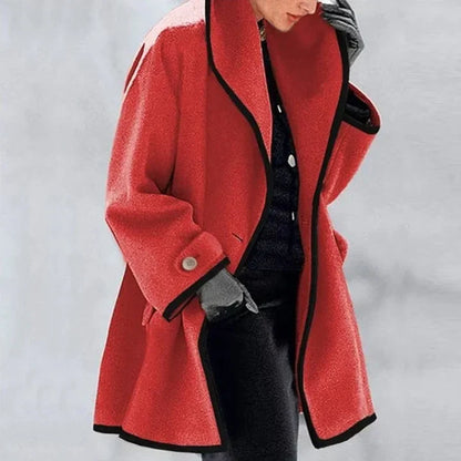 Valeria™ | Stylish Double-Breasted Wool Coat
