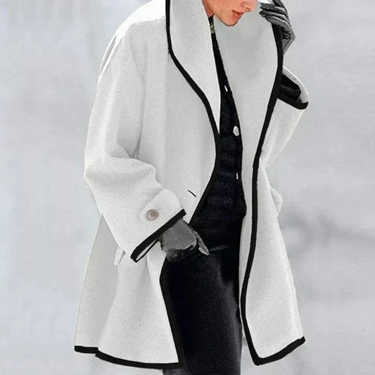 Valeria™ | Stylish Double-Breasted Wool Coat