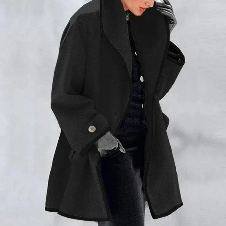 Valeria™ | Stylish Double-Breasted Wool Coat